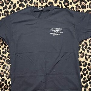 Journey Freedom Tour 2023 Black backstage crew T-Shirt